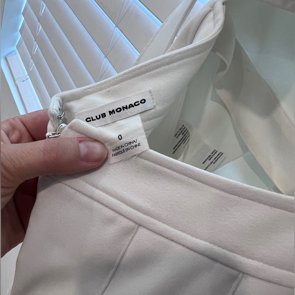 Club Monaco White Tie Back Jumpsuit with original garment bag - Picture 6 of 10